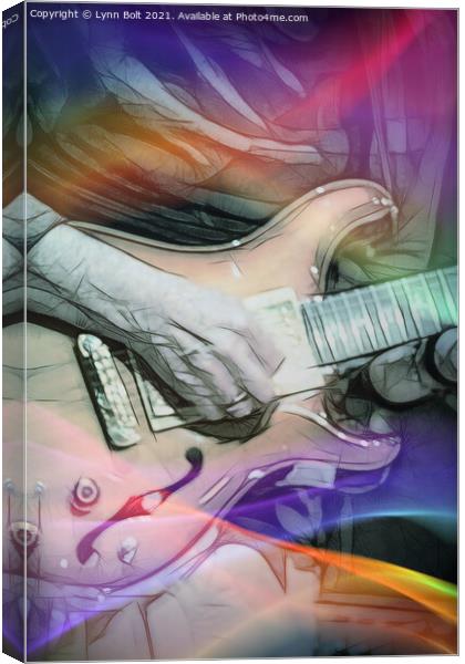 The Guitar Canvas Print by Lynn Bolt