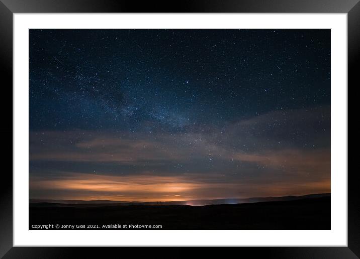 Milky Way from Shap Framed Mounted Print by Jonny Gios