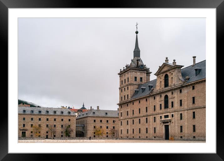 Monastery of El Escorial Framed Mounted Print by Juan Jimenez