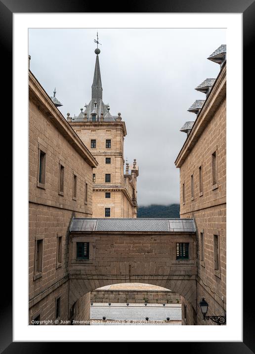 Monastery of El Escorial Framed Mounted Print by Juan Jimenez