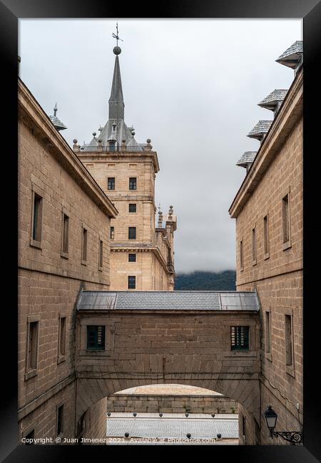 Monastery of El Escorial Framed Print by Juan Jimenez