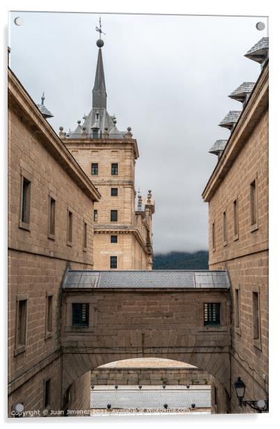 Monastery of El Escorial Acrylic by Juan Jimenez