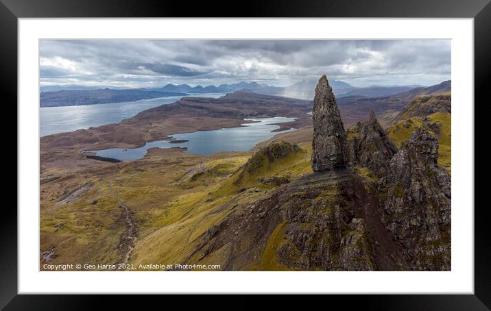 The Storr Framed Mounted Print by Geo Harris