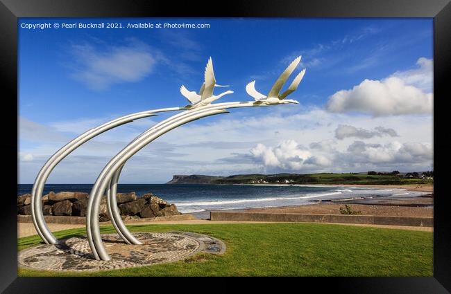 Ballycastle Antrim Coast Northern Ireland Framed Print by Pearl Bucknall