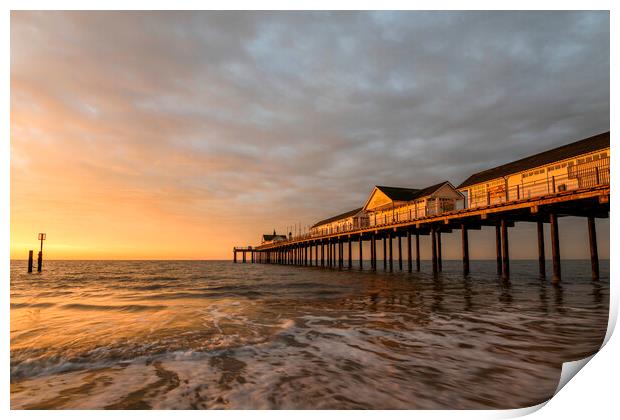 Southwold Pier Suffolk Print by Robbie Spencer