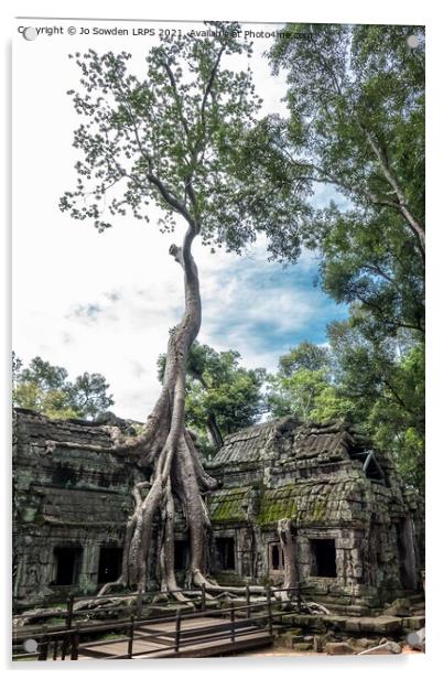 Ta Promh Temple, Cambodia Acrylic by Jo Sowden