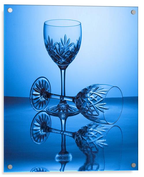 Blue Acrylic by Lynne Morris (Lswpp)