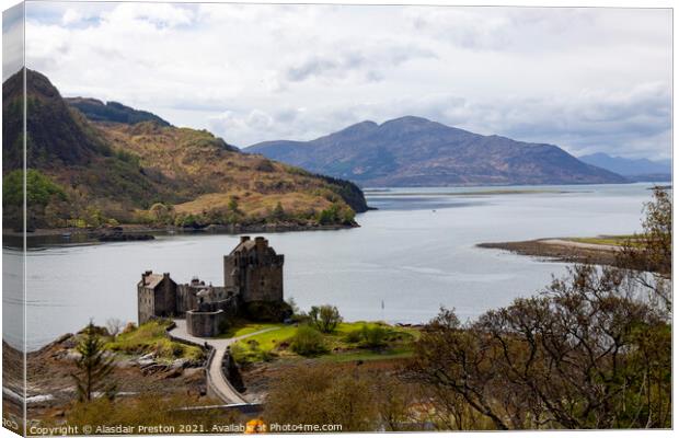 Eilean Donan Castle Canvas Print by Alasdair Preston