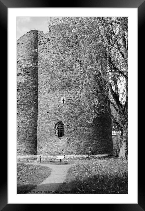 Cow Tower, Norwich Framed Mounted Print by Chris Yaxley