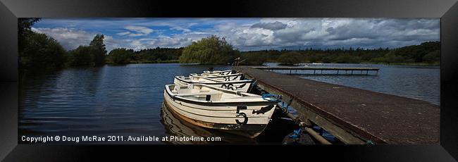 boats & Jetty Framed Print by Doug McRae