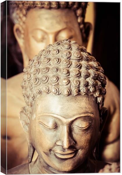 Buddhas Canvas Print by Jo Sowden