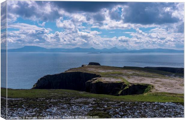 View from Tory Island Canvas Print by kenneth Dougherty
