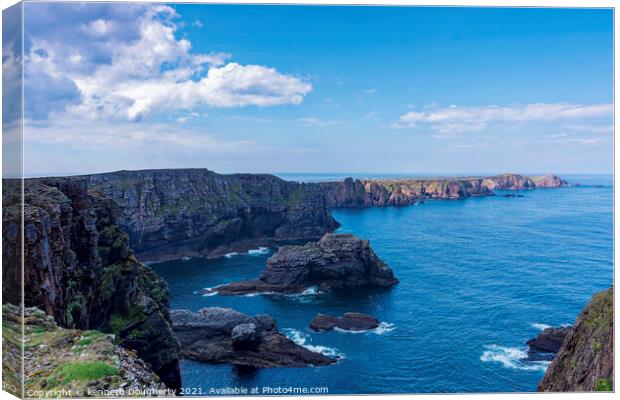 Tory island West side Canvas Print by kenneth Dougherty