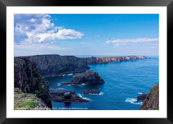 Tory island West side Framed Mounted Print by kenneth Dougherty