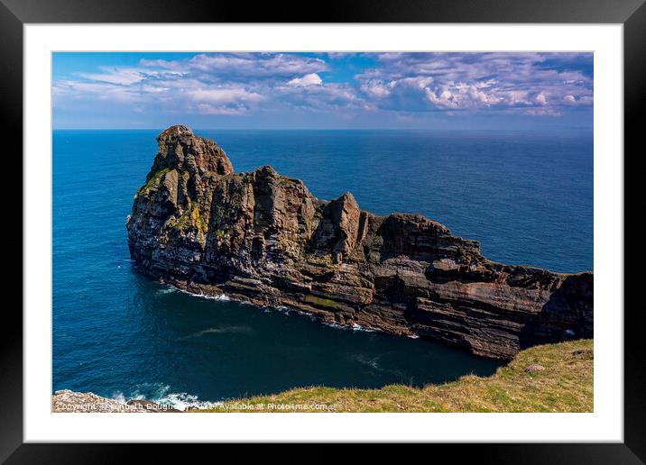 Tory Island East side Framed Mounted Print by kenneth Dougherty