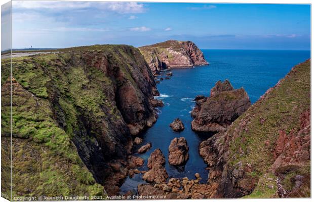 West side of Tory Island looking North. Canvas Print by kenneth Dougherty