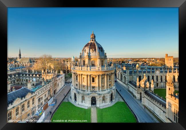 Radcliffe Camera, Oxford, England Framed Print by Justin Foulkes