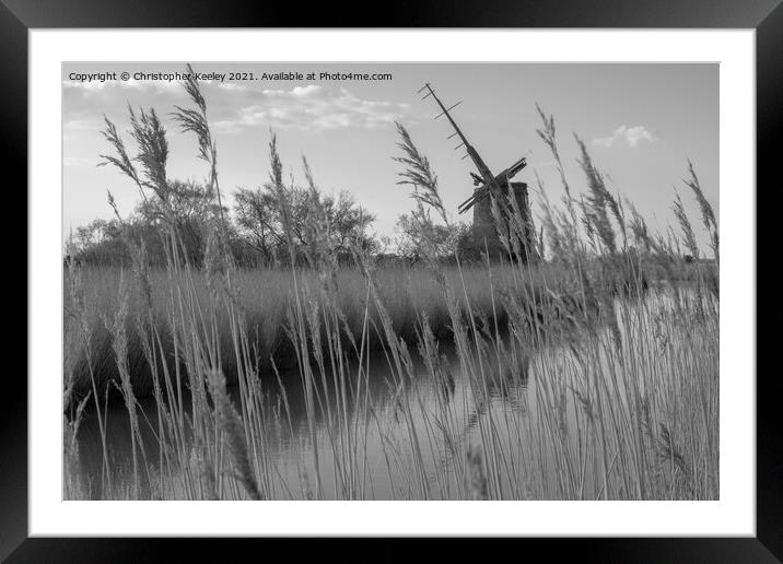 Brograve Mill Framed Mounted Print by Christopher Keeley