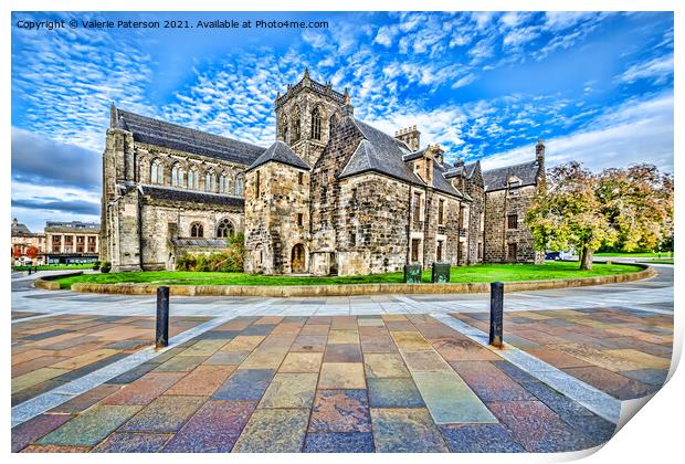 Paisley Abbey  Print by Valerie Paterson