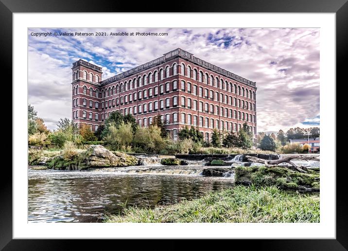 Paisley Thread Mill  Framed Mounted Print by Valerie Paterson