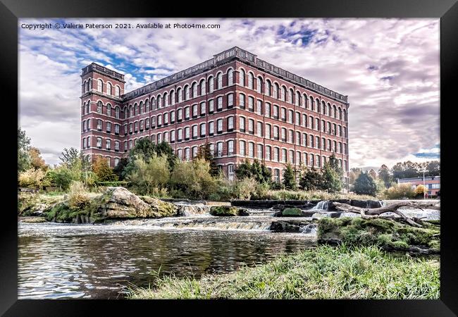 Paisley Thread Mill  Framed Print by Valerie Paterson