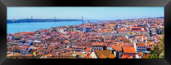 Lisbon City  Framed Print by Peter F Hunt