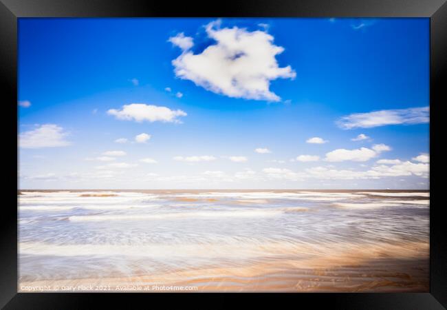 Spring Clouds over the North sea Framed Print by That Foto