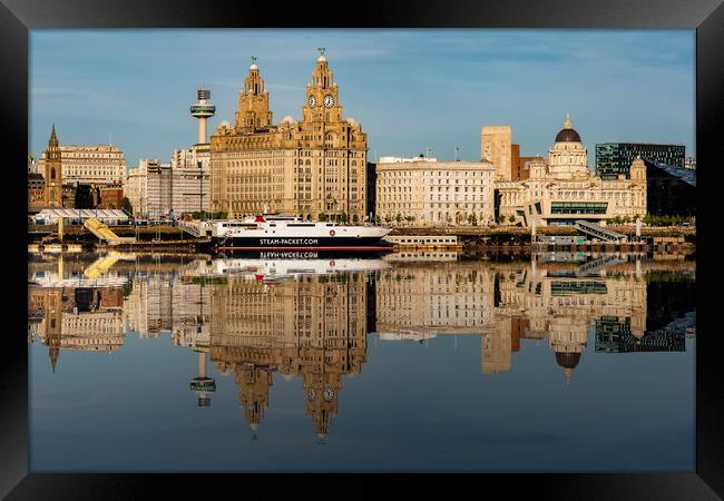 Liverpool Waterfront Framed Print by Roger Green