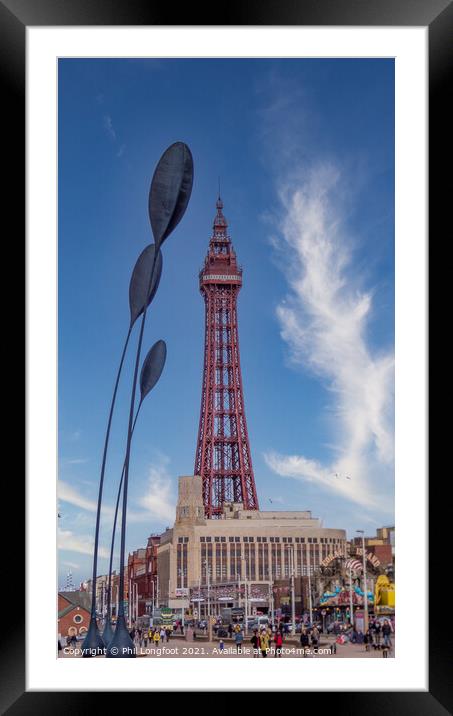 Blackpool Tower Framed Mounted Print by Phil Longfoot