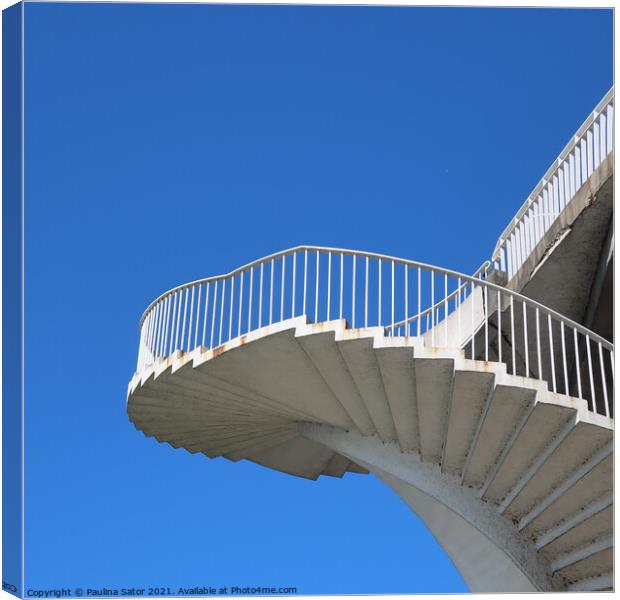 Stairs to heaven Canvas Print by Paulina Sator