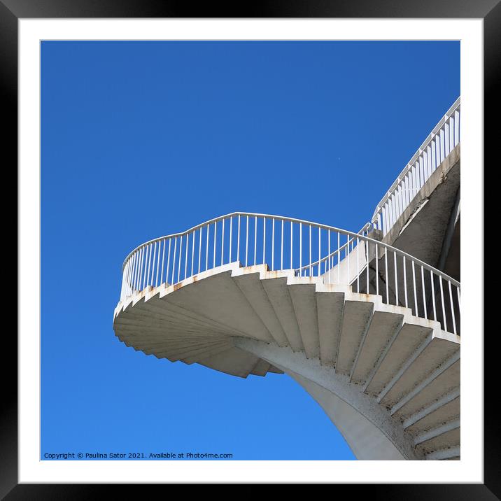 Stairs to heaven Framed Mounted Print by Paulina Sator