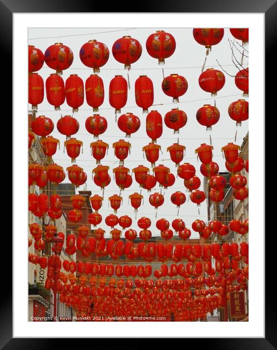 Chinese New Year Framed Mounted Print by Kevin Plunkett