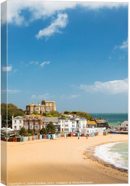 Broadstairs, Kent. Canvas Print by Justin Foulkes