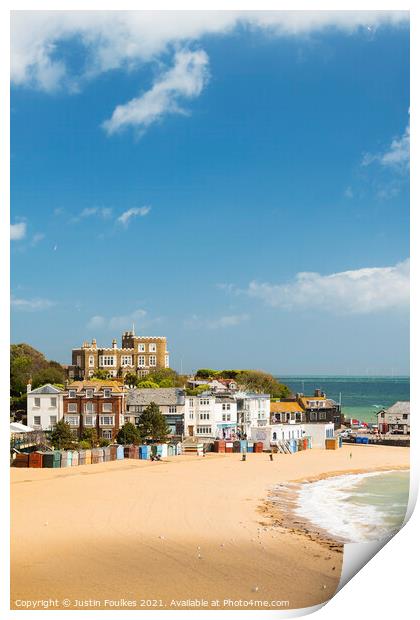 Broadstairs, Kent. Print by Justin Foulkes