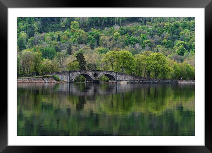 Aray Bridge Inveraray Framed Mounted Print by Rich Fotografi 