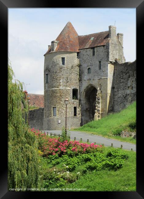 Historic Gatehouse, Falaise, France Framed Print by Imladris 