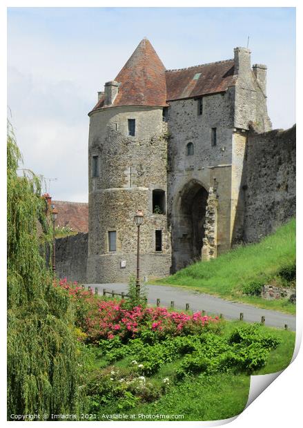 Historic Gatehouse, Falaise, France Print by Imladris 