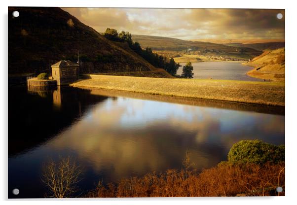 GM0003S - Blakeley & Butterley Reservoirs - Standard Acrylic by Robin Cunningham