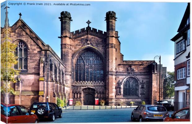 Chesters City Centre Cathedral Canvas Print by Frank Irwin