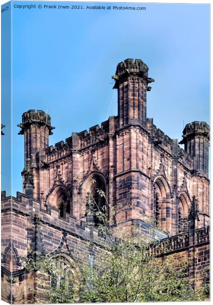 Chesters city centre cathedral Canvas Print by Frank Irwin