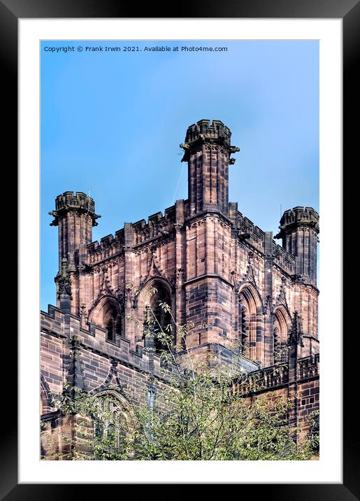 Chesters city centre cathedral Framed Mounted Print by Frank Irwin