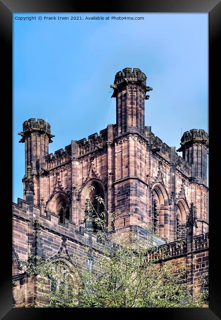 Chesters city centre cathedral Framed Print by Frank Irwin