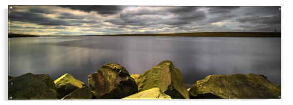 BE0006W - Blackstone Edge Reservoir - Panorama Acrylic by Robin Cunningham