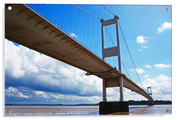 Severn Bridge Acrylic by Graham Lathbury