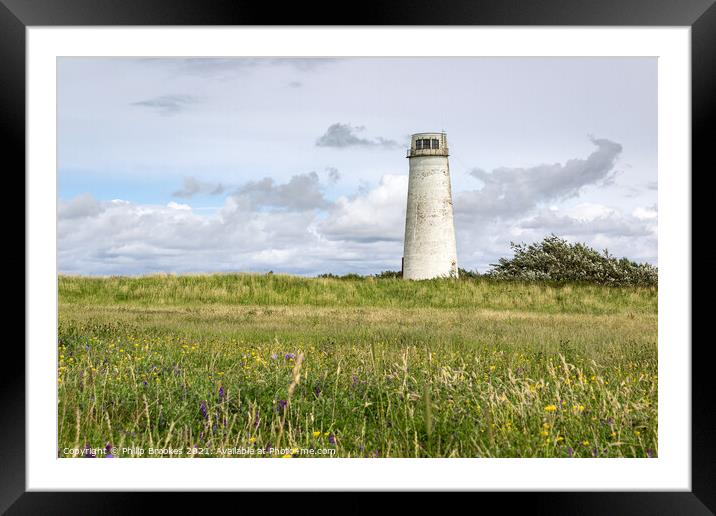Leasowe Lighthouse Framed Mounted Print by Philip Brookes