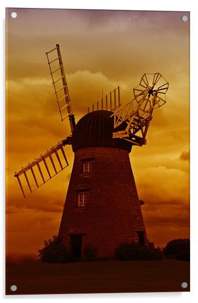 whitburn windmill Acrylic by Northeast Images