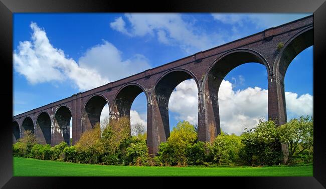 Conisbrough Viaduct Framed Print by Darren Galpin