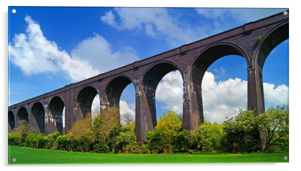 Conisbrough Viaduct Acrylic by Darren Galpin