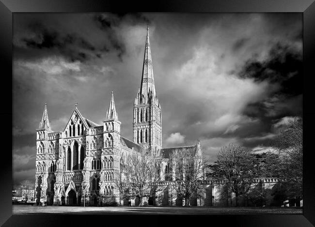 Salisbury Cathedral Framed Print by Darren Galpin