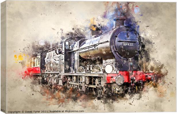 "Historic Fowler 4F's Nostalgic Journey" Canvas Print by David Tyrer